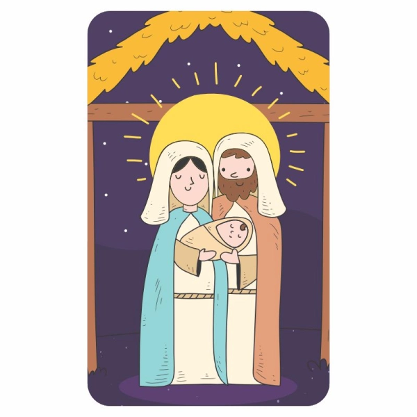 Magnes obrazek kolędowy dla dzieci N1