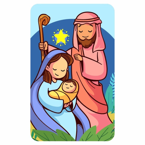 Magnes obrazek kolędowy dla dzieci N7