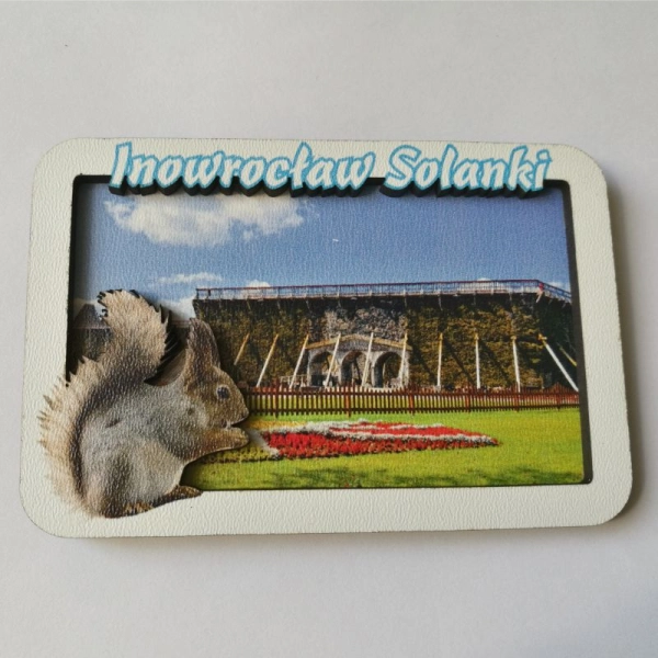 Magnes RAMKA Z KOLOROWĄ WIEWIÓRKĄ N2