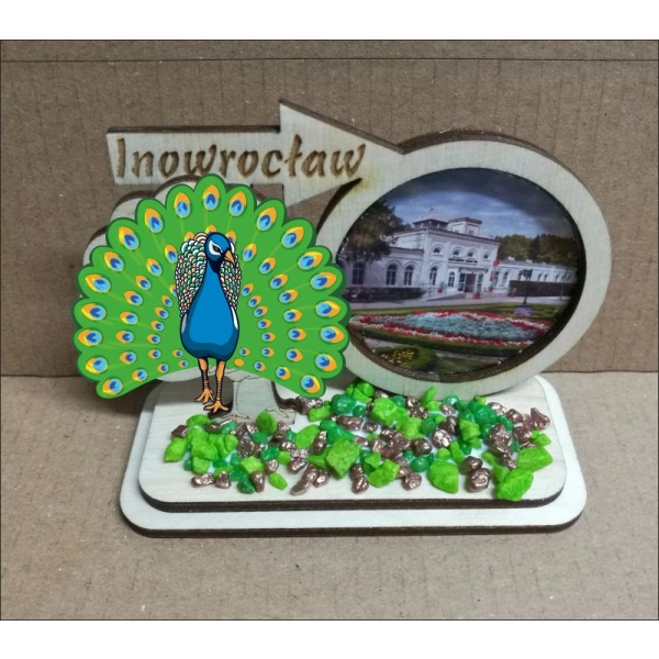 Znak mały z pawiem kolorowym