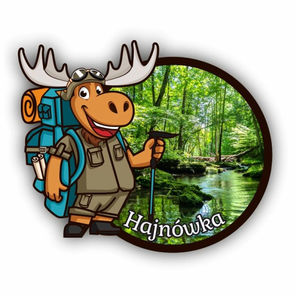 Magnes ŁÓŚ turysta z widoczkiem