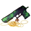 Pistolet na gumki ZIELONY DYM Jednowarstwowy
