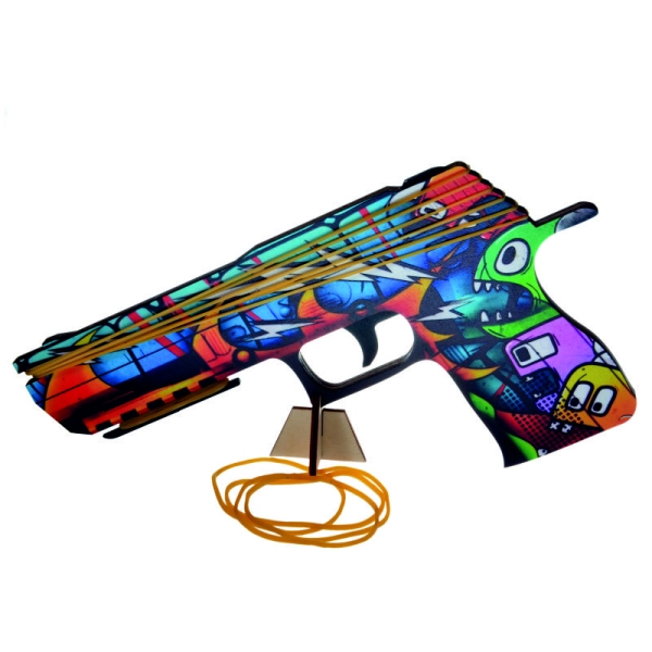 Pistolet na gumki CS GO - Angry Mob Jednowarstwowy