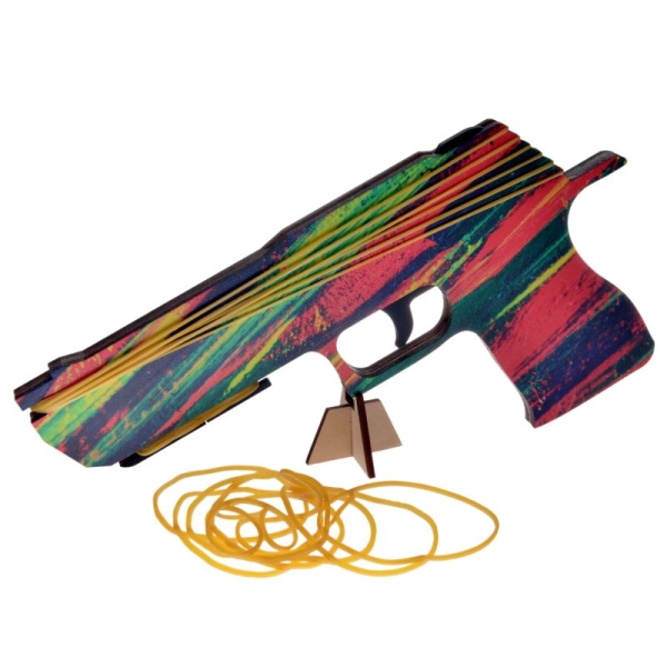 Pistolet na gumki PICASSO Jednowarstwowy