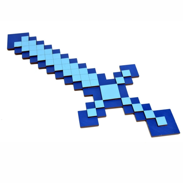miecz minecraft diamentowy, drewniany miecz z minecrafta, drewniane militaria