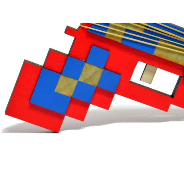 Pistolet MINECRAFT na gumki + GRATIS