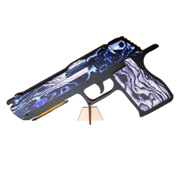 Pistolet na gumki CS GO - Blue Ply + GRATIS