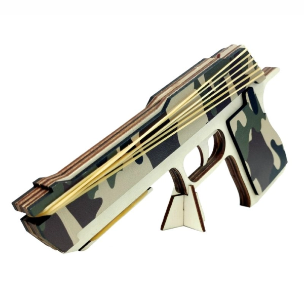 Pistolet na gumki MORO CIEMNE + GRATIS