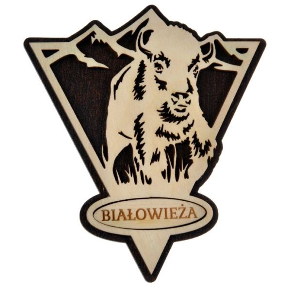 magnes łoś, Białowieża pamiątki, pamiątki Białowieża, magnes choinka, pamiątki Białowieża, pamiątki Biebrza, magnes Hajn