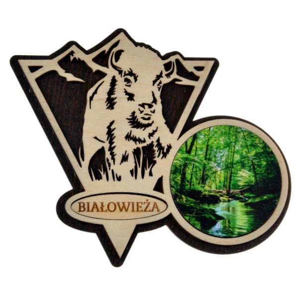 magnes łoś, Białowieża pamiątki, pamiątki Białowieża, magnes choinka, pamiątki Białowieża, pamiątki Biebrza, magnes Hajn