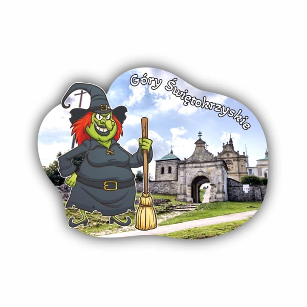 magnes czarownica z widoczkiem góry świętokrzyskie