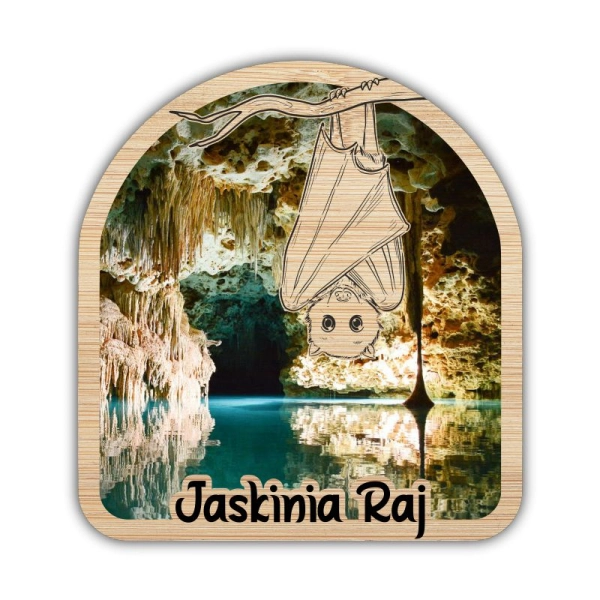 Magnes wiszący nietoperz z widokiem