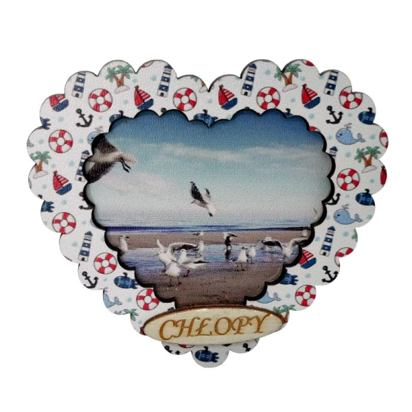 Magnes RAMKA SERCE UVN3