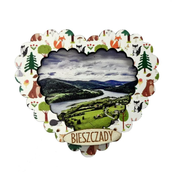 Magnes RAMKA SERCE UVN6