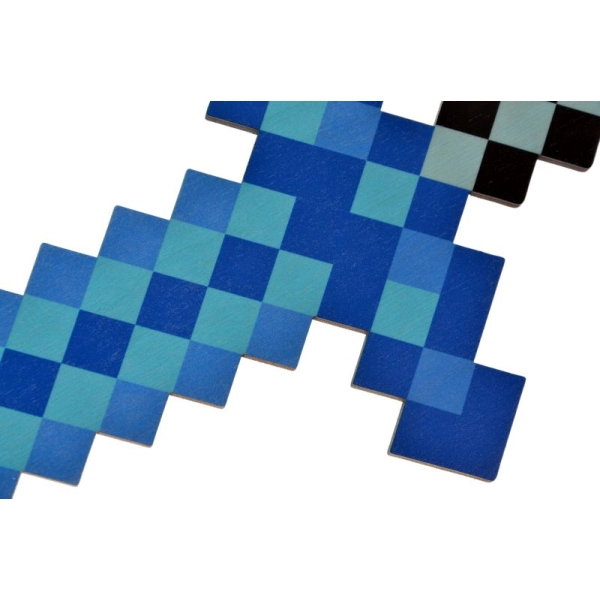 ZESTAW miecz + brelok MINECRAFT DIAMENTOWY