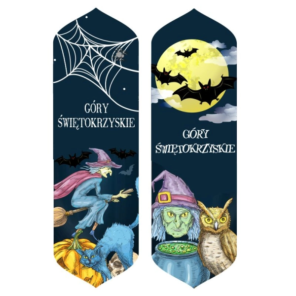 Drewniana zakładka- MOTYW CZAROWNIC N2