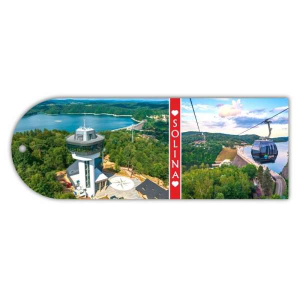 Drewniana zakładka do książki PODWÓJNA