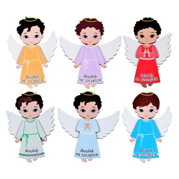 Aniołek chłopiec MIX WZORÓW - magnes