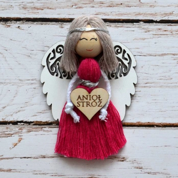 Aniołek sznurkowy MIX KOLOR MINI