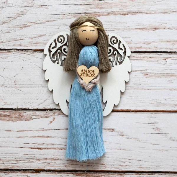 Aniołek sznurkowy MIX KOLOR N2