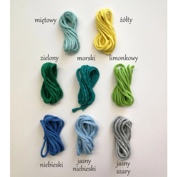 Aniołek sznurkowy MIX KOLOR MINI