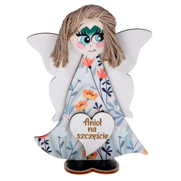 Aniołek stojący z serduszkiem N11
