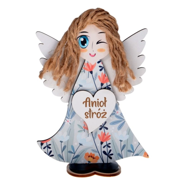 Aniołek stojący z serduszkiem N11