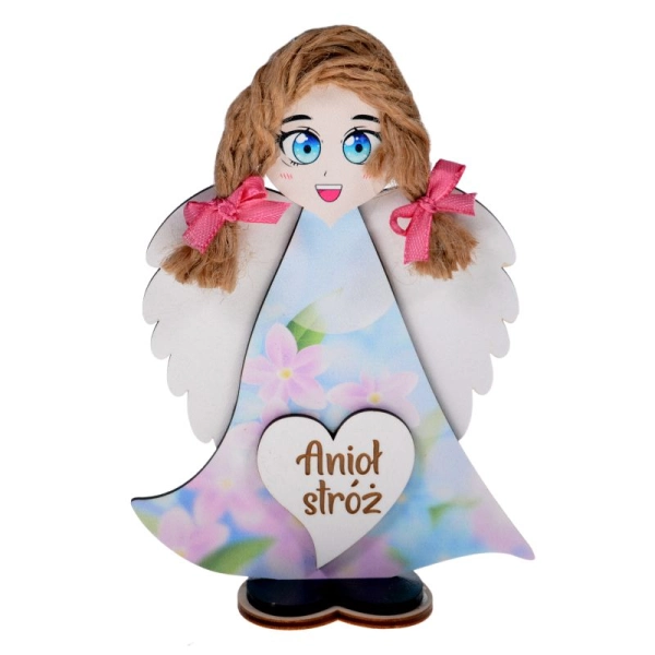 Aniołek stojący z serduszkiem N6