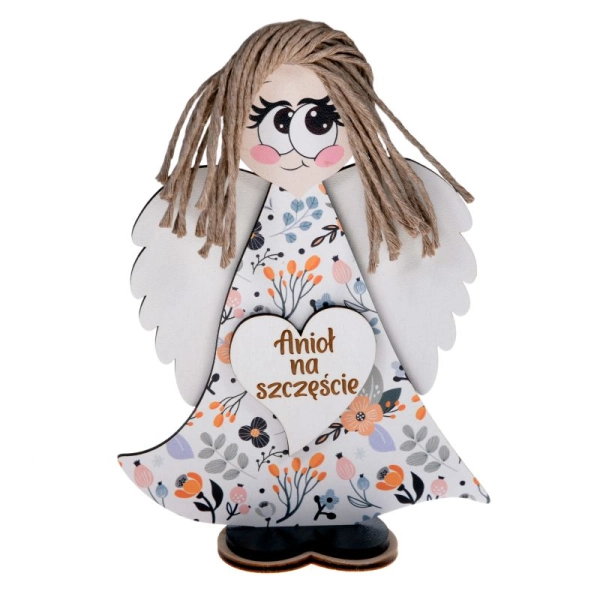 Aniołek stojący z serduszkiem N7