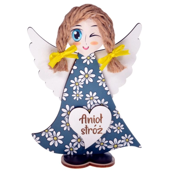 Aniołek stojący z serduszkiem N8
