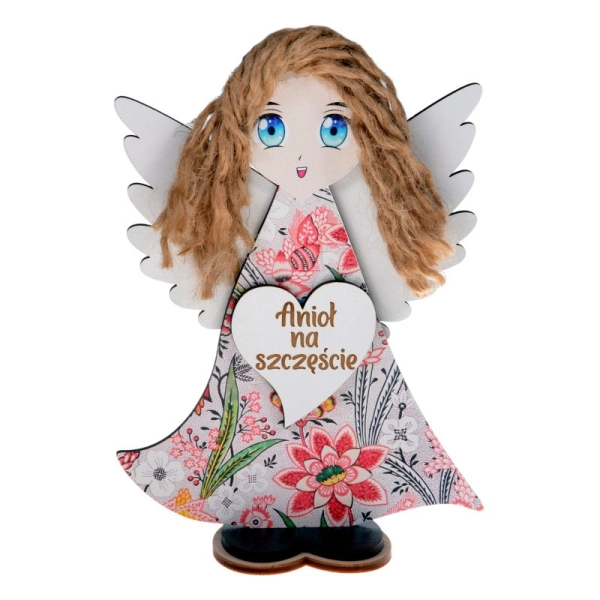 Aniołek stojący z serduszkiem N9