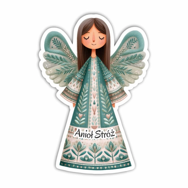 Drewniany Aniołek - kolor N10