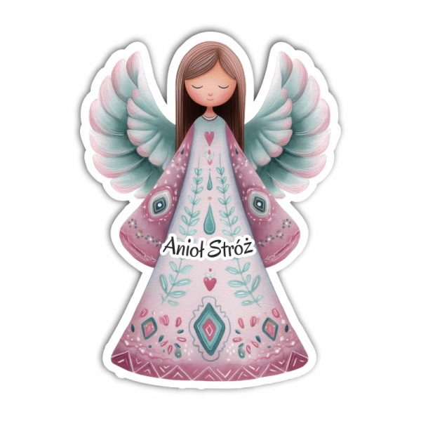 Drewniany Aniołek - kolor N12