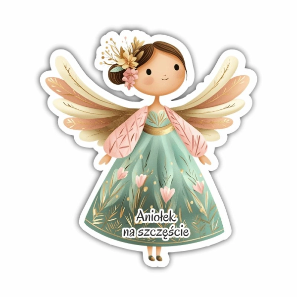 Drewniany Aniołek - kolor N3