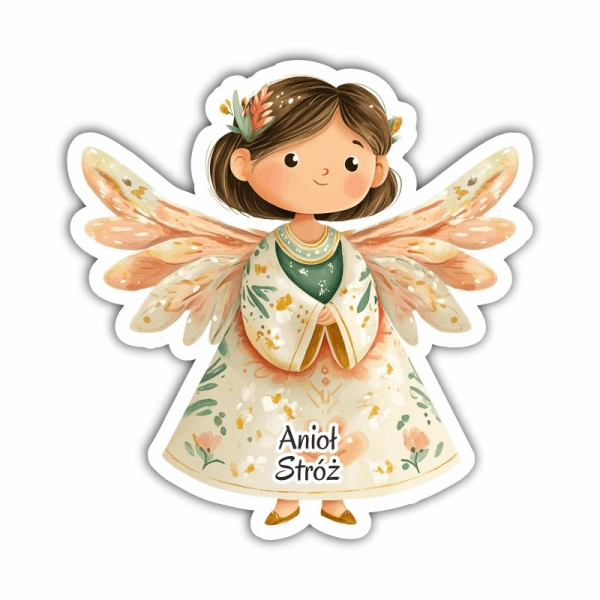 Drewniany Aniołek - kolor N5