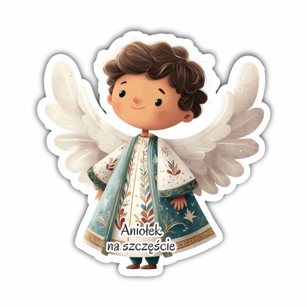 Drewniany Aniołek - kolor N6