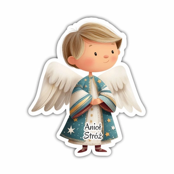 Drewniany Aniołek - kolor N7