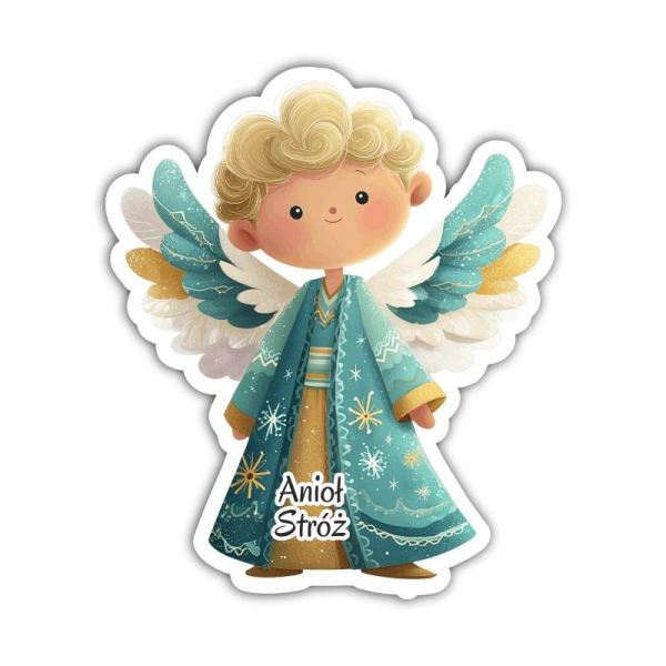 Drewniany Aniołek - kolor N8