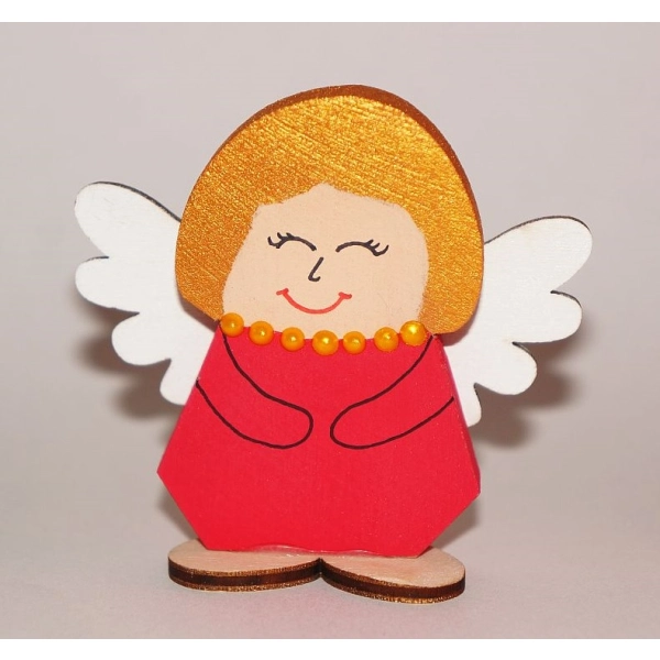 Anioł malowany, ręcznie malowany anioł,  anioł na prezent,  aniołki malowane