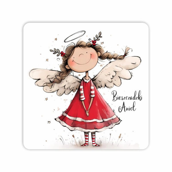 Magnes kwadrat z Aniołkami N2 MIX