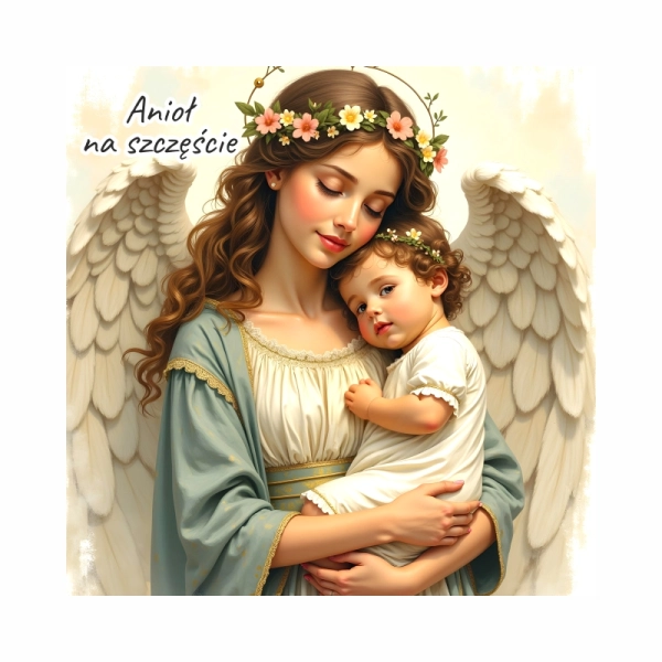 Magnes kwadrat z Aniołkami MIX