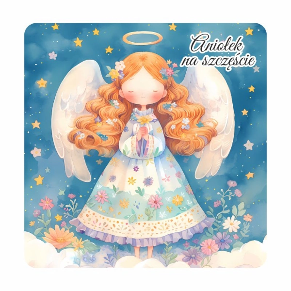 Magnes kwadrat z Aniołkami N3 MIX