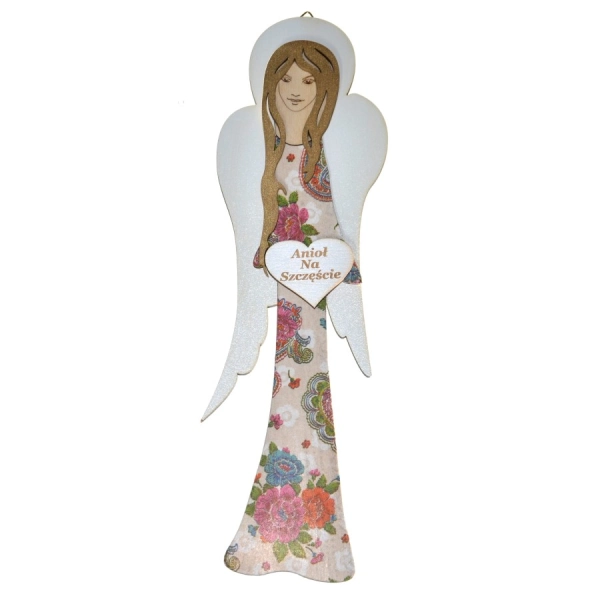 Aniołek DŁUGI zawieszka serwetka N3