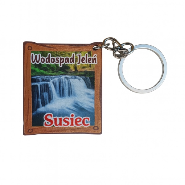 Drewniany brelok N1