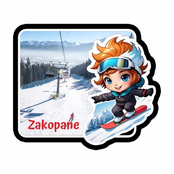 Drewniany brelok Zimowy N3