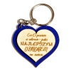 Brelok serce  z dedykacją