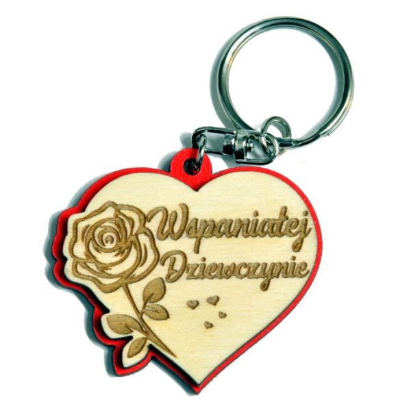 breloczek serce dla dziewczyny