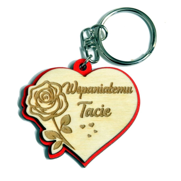 breloczek serce dla taty