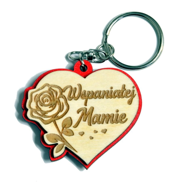 breloczek serce dla mamy