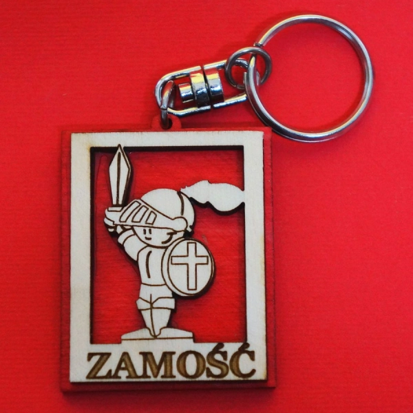 brelok breloczek do kluczy pamiątka regionalna producent suvenir rycerz